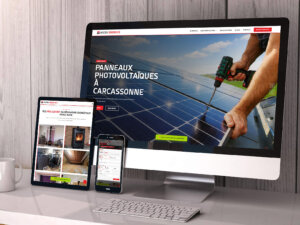 Creation De Site Pour Artisan Dans L’aude – Site Accès Énergies Réalisé Par Solid Graphic